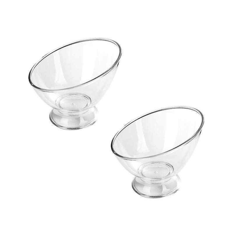 2pcs Clear Coffee Pod Holder Plastic Coffee Capsule Container Creamer Holder Coffee Storage Salad B