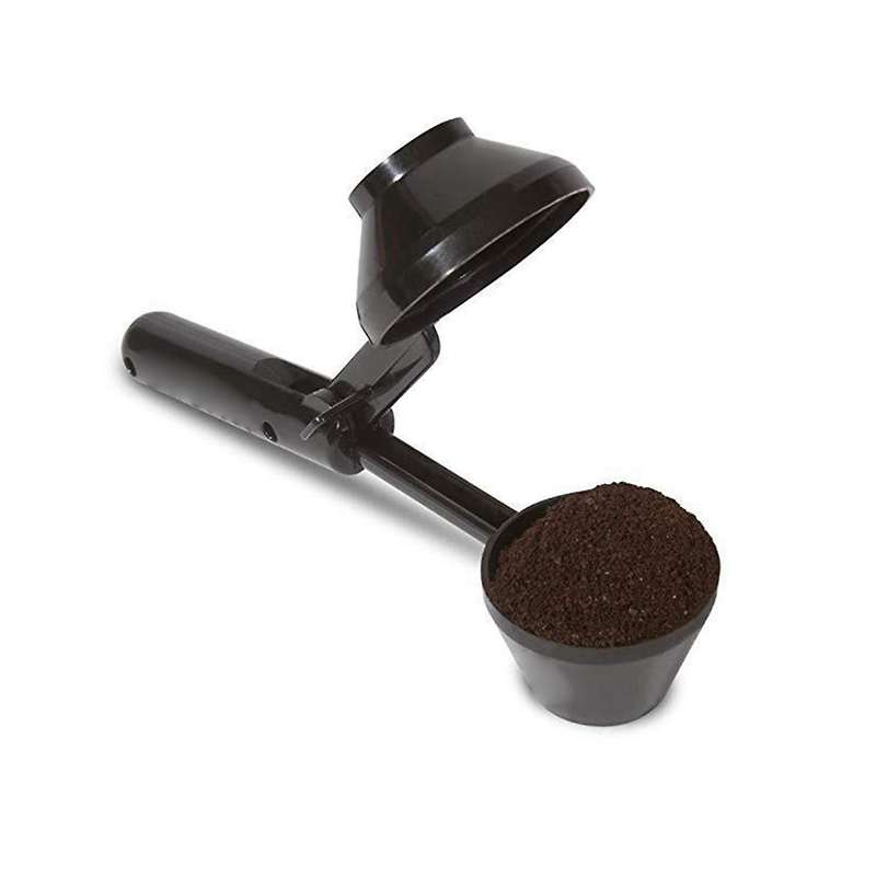 2pcs Coffee Scoop and Funnel for Single- Refillable Capsule 2 Tablespoon Portioned 2 In1 Coffee Sco
