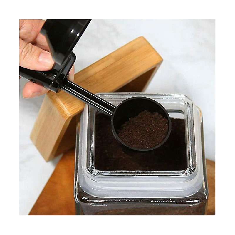 2pcs Coffee Scoop and Funnel for Single- Refillable Capsule 2 Tablespoon Portioned 2 In1 Coffee Sco