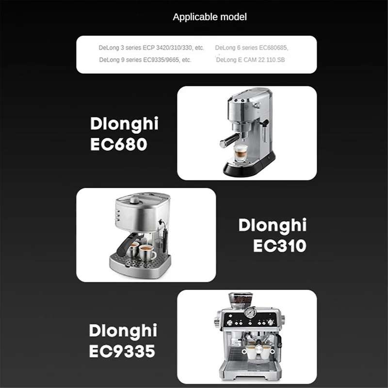 2pcs Coffee Machine Steam Nozzle Milk Frother Foam Inner Tube for Dedica Ec680/ec685, Ecp3420, Ec93