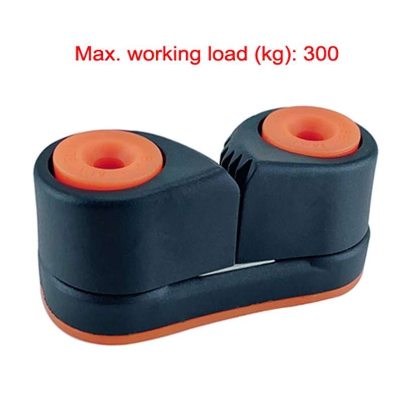 2Pcs Composite 2 Row Ball Bearing Cam Cleat Pilates Equipment Marine Boat Fast Entry Rope Wire Sailb