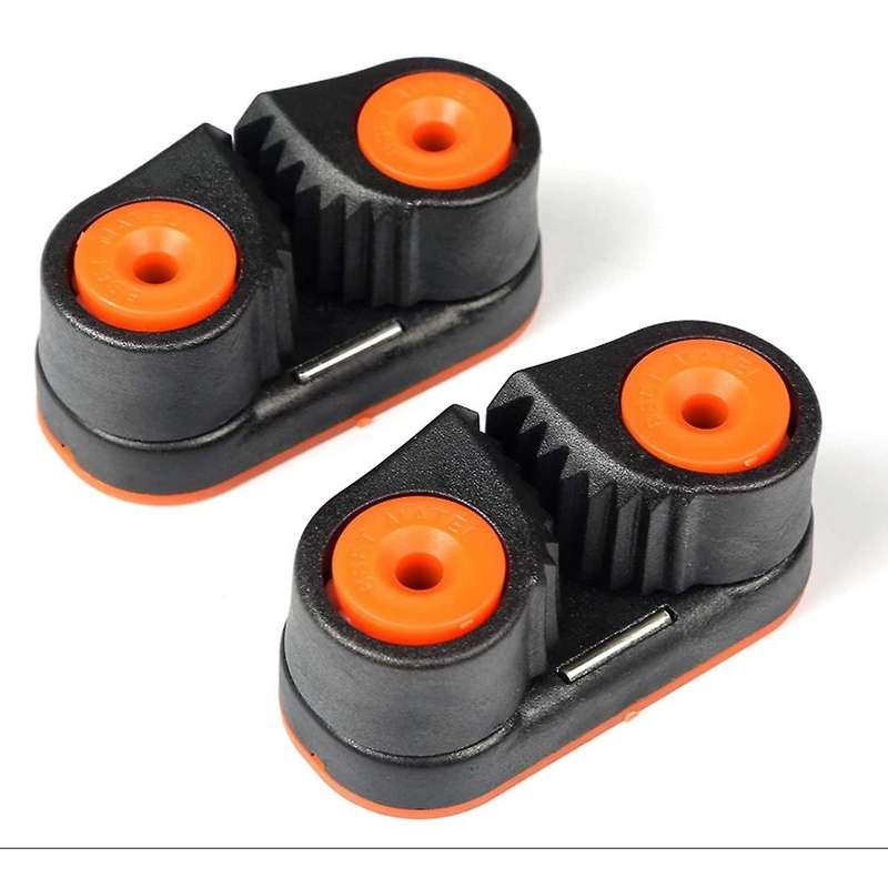 2Pcs Composite Row Ma Tic Ball Bearing Cam Cleat Marine Boat Fast Entry Rope Cam Cleat