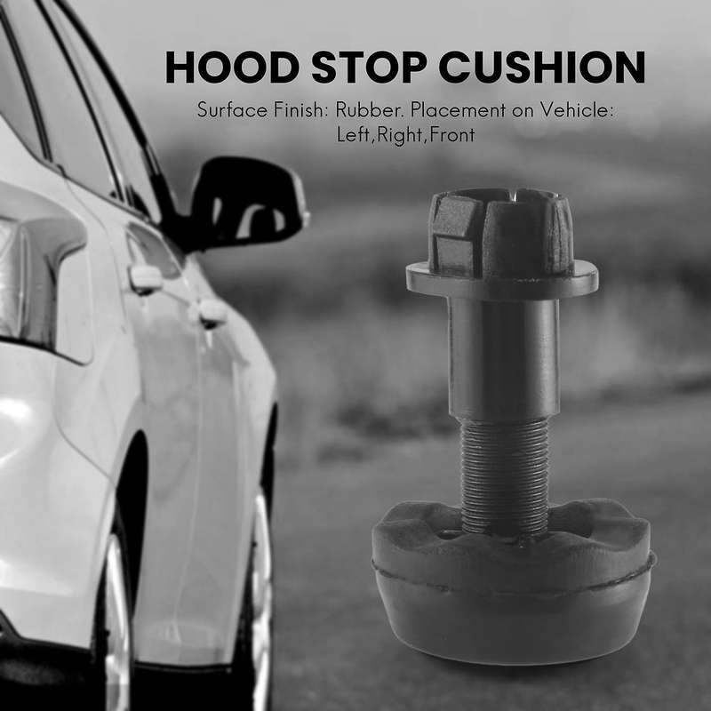 2PCS Compatible Escape Focus Edge 2013-2019 Hood Stop Cushion Rubber Bumper