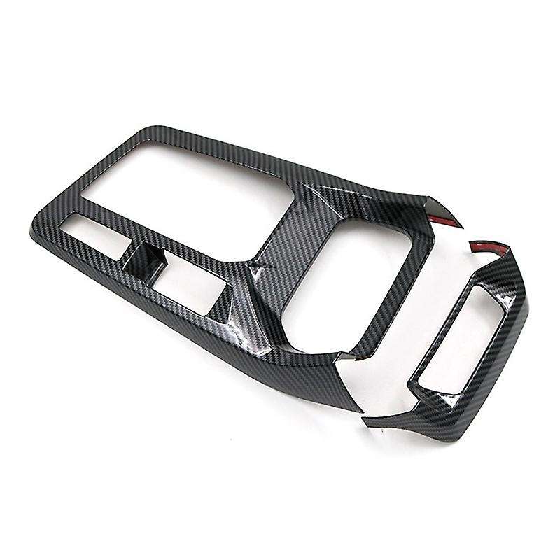2PCS Compatible MG 5 MG5 2020 2021 Gear Shift Panel Cover Trim Cup Holder