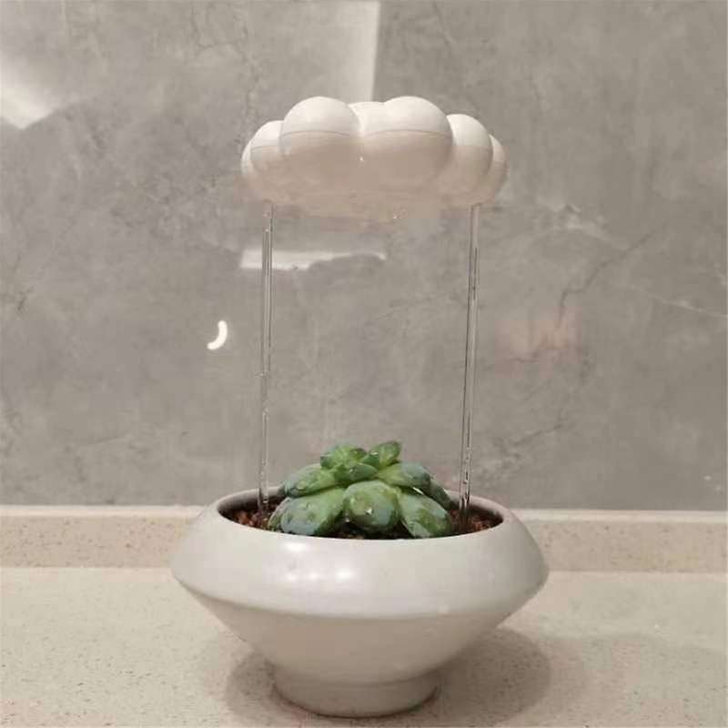 2PCS Courtyard Plants Garden Decorations Plant Watering Rain Cloud