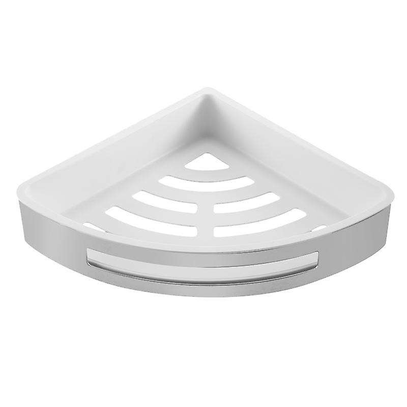 2Pcs Corner Bathroom Shelves without Drilling, 304 Stainless Steel Corner Shower Shelf, Glued or Scr