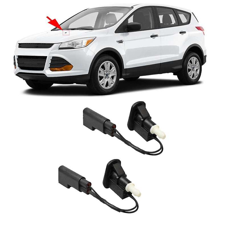 2pcs CV4417666AC Car Front Windshield Washer Nozzle Jet W/Heated for Escape/Kuga 2013-2019 1778621 C