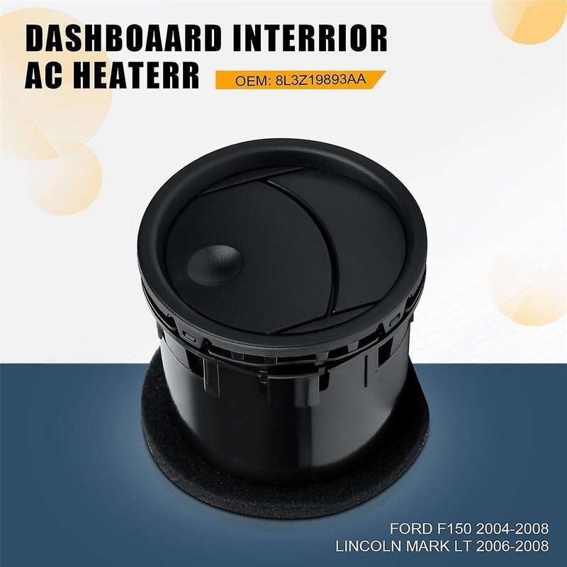 2pcs Dashboard Ac Heat Vent Duct Louvre 8l3z-19893- for Mark 2001-2008 Air Conditioner Outlet A