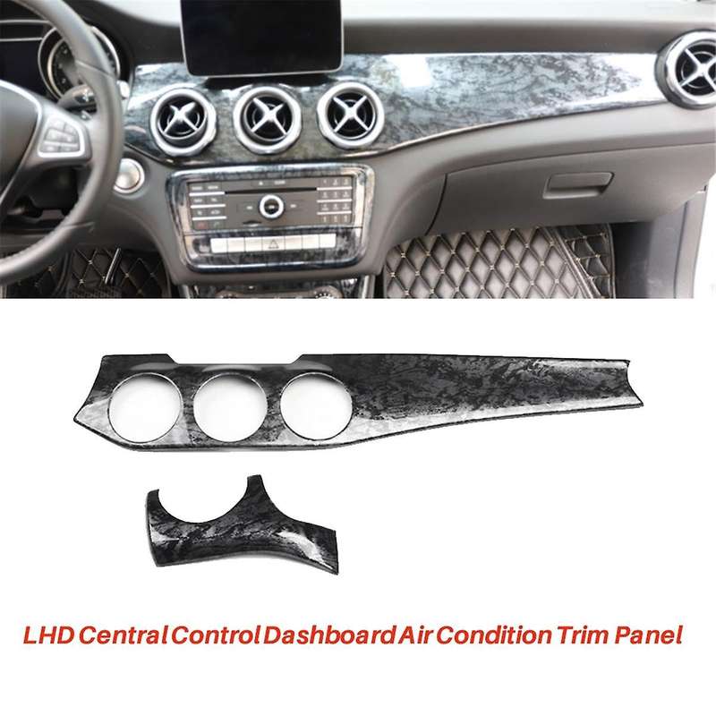 2Pcs Dashboard Center Console Air Condition Outlet Panel Trim Strip for W176 GLA X156 CLA C117 2013-