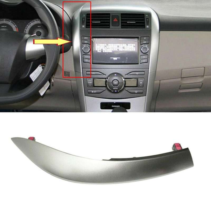 2Pcs Dashboard Trim Cover Strip for Altis 2009 2010 2011 2012 2013 Central Control Car Styling
