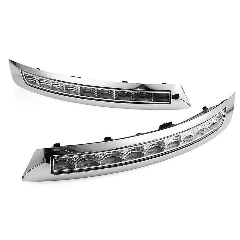 2Pcs Daytime Running Lights LED Dynamic Turn Signal Light Blinker for XC90 2007-2013 Lamp Turn Signa