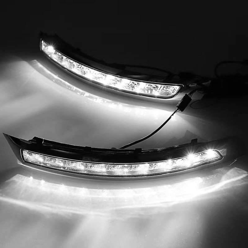 2Pcs Daytime Running Lights LED Dynamic Turn Signal Light Blinker for XC90 2007-2013 Lamp Turn Signa