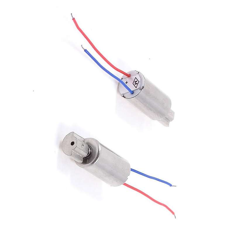 2Pcs DC 1.5V-3V 6mm x 12mm Mini Vibration Motor for Aircraft Toy