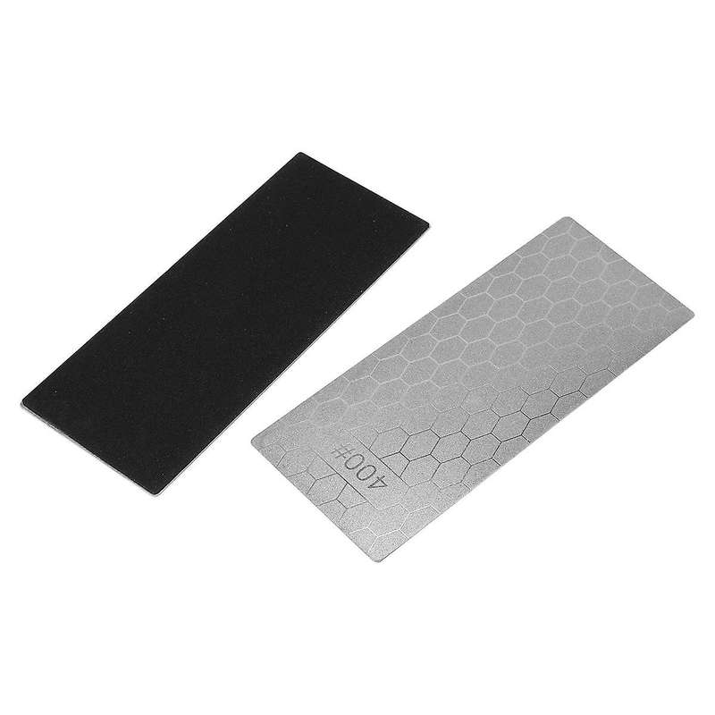 2pcs Diamond Sharpening Stone, Whetstone Honeycomb Surface Diamond Sharpener Plate with Non- Base(4