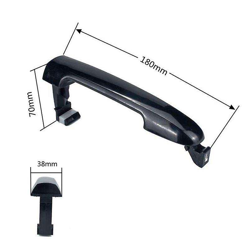 2Pcs Door Handle Exterior Front or Rear Left Right Side 82651-3K000 for 06-10