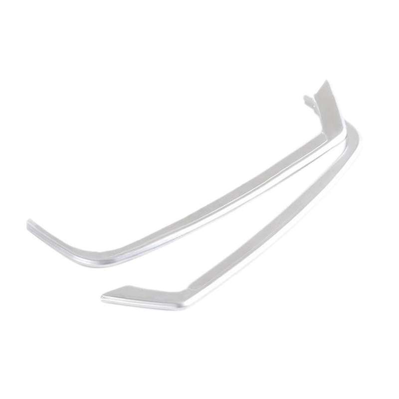 2pcs Door Tweeter Slot Plug Stickers for 5 Series F10 F11 2014-2017 Abs Chrome Door Speakers Frame