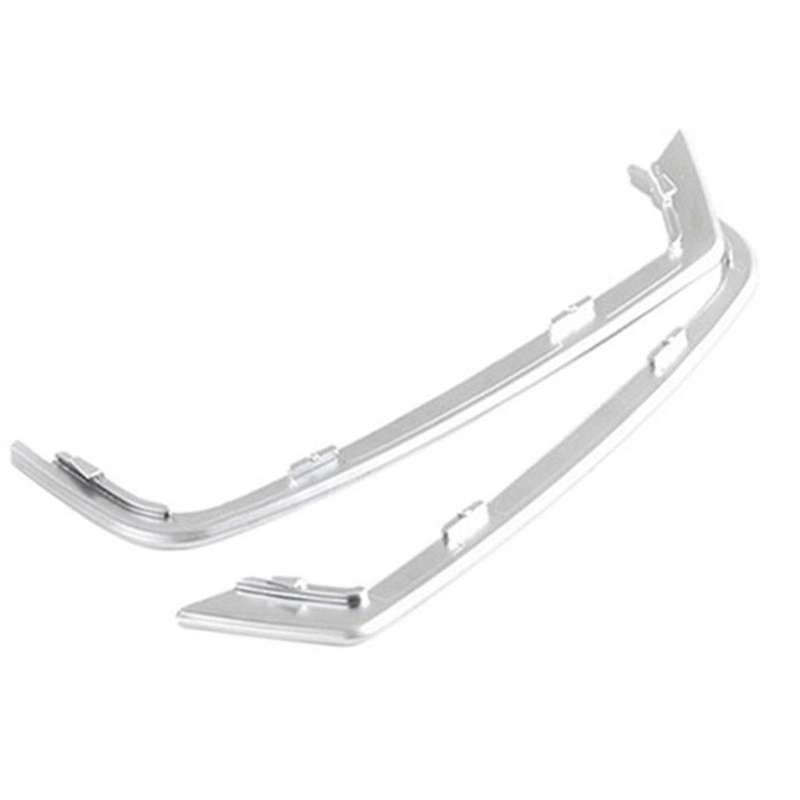 2pcs Door Tweeter Slot Plug Stickers for 5 Series F10 F11 2011-2013 Abs Chrome Door Speakers Frame