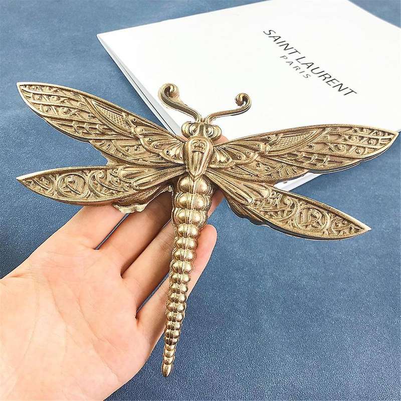 2PCS Dragonfly Silicone Mold Large Epoxy Resin Dragonfly Shape Molds 3D Unique Animal Pendant Wall H