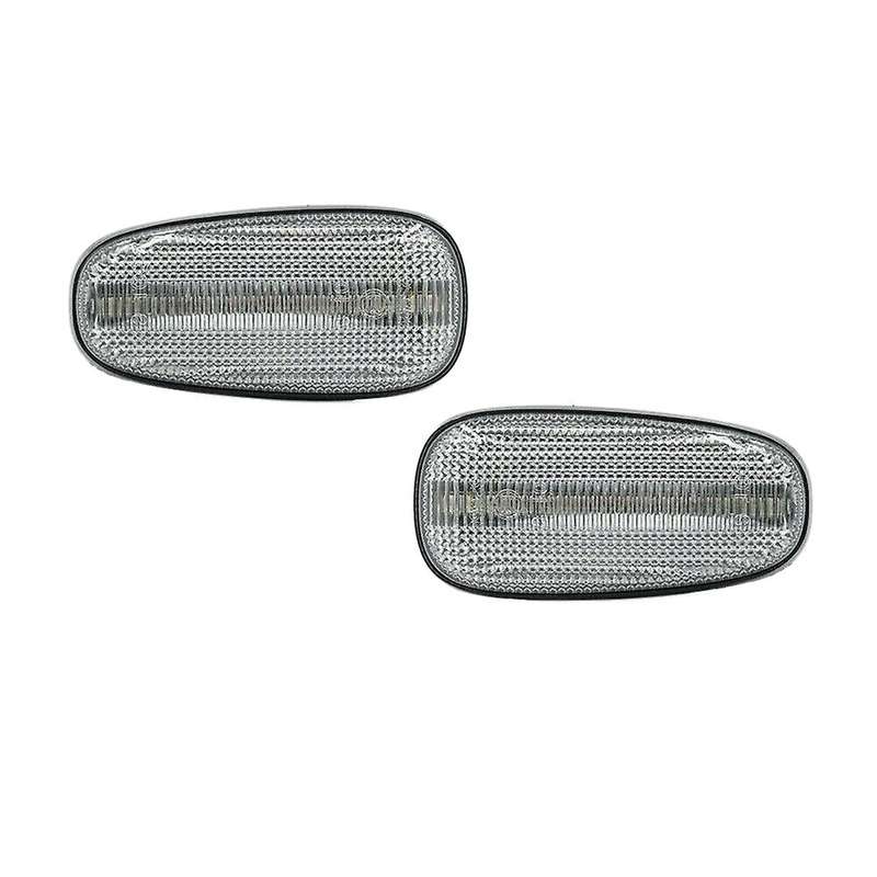 2Pcs Dynamic Sequential Blink LED Side Marker Lights for 2005-2011 Front Turn Signal Lamp