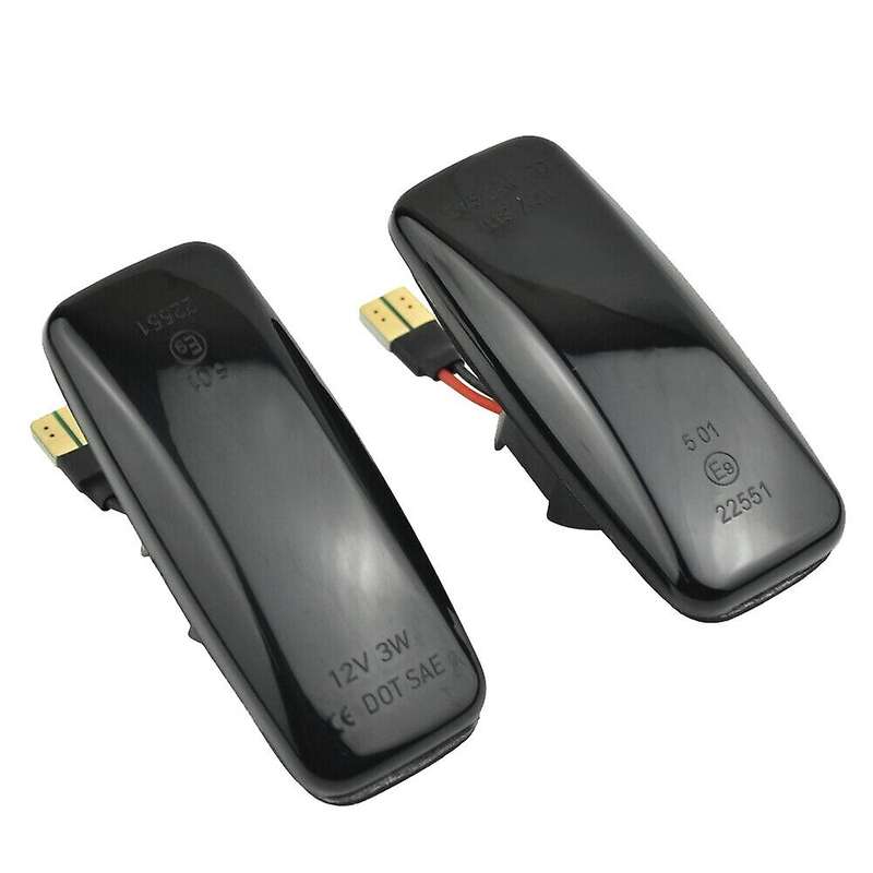 2PCS Dynamic Side Marker Turn Signal Lamp for Teana Cefiro J31 04-07 Lamp Light Black