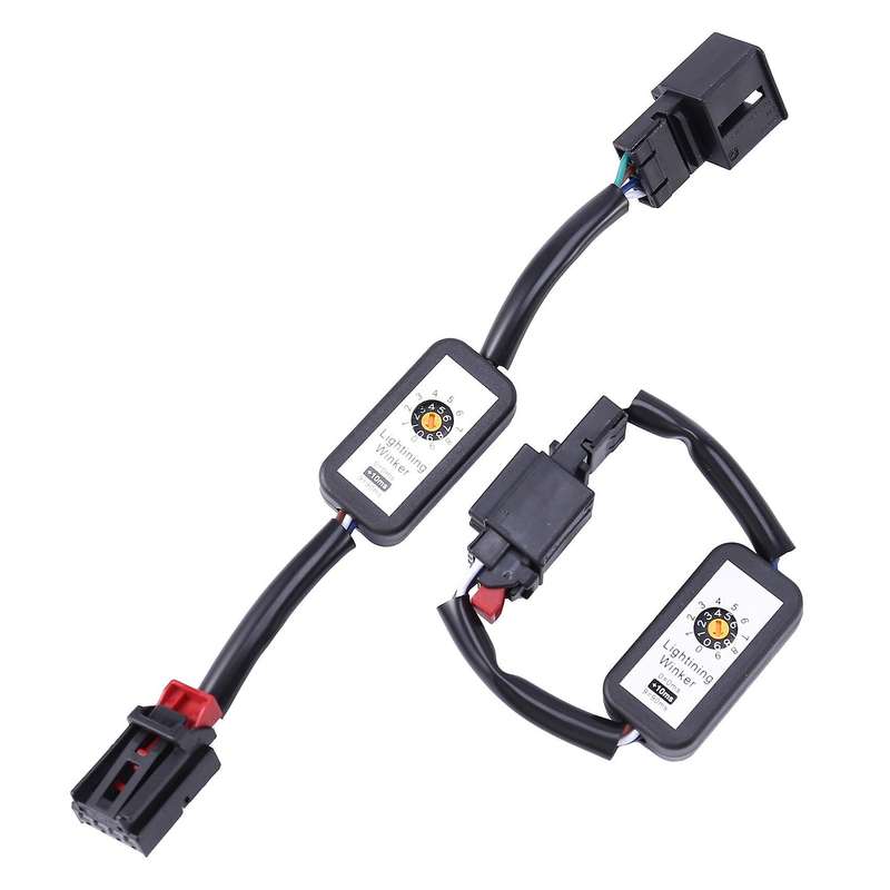 2Pcs Dynamic Turn Signal Indicator LED Taillight -on Module Cable Wire for Golf 7 Tail Light