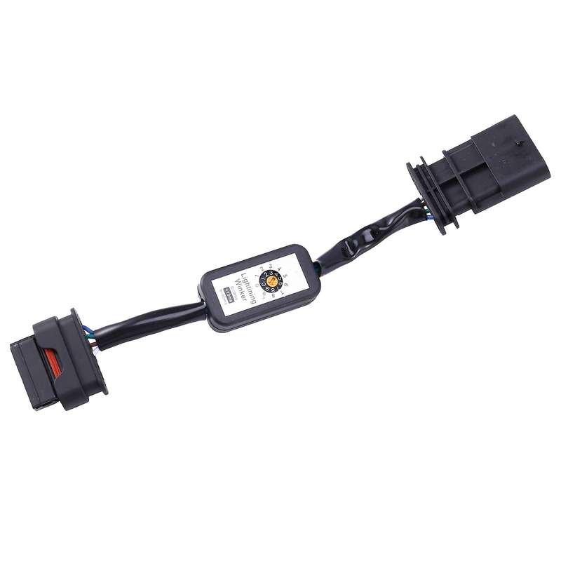2Pcs DynamicTurn Signal Indicator LED Taillight Add-On Module Cable Wire for  F30 3S F80 M3 Tail Lig