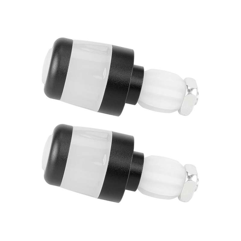 2pcs Electric Scooter Handlebar Lights Led Warning Light Handlebar End Plugs Waterproof Turn Signal