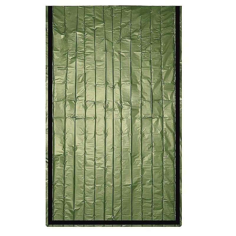 2PCS Emergency Sleeping Bag Compact Waterproof Thermal Blanket Multi-Use Gear for Outdoor Hiking Cam