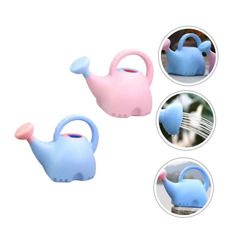 2Pcs Elephant Watering Pot Spraying Bottle for Plants Kid Toys Hand Watering Can Watering Can Animal