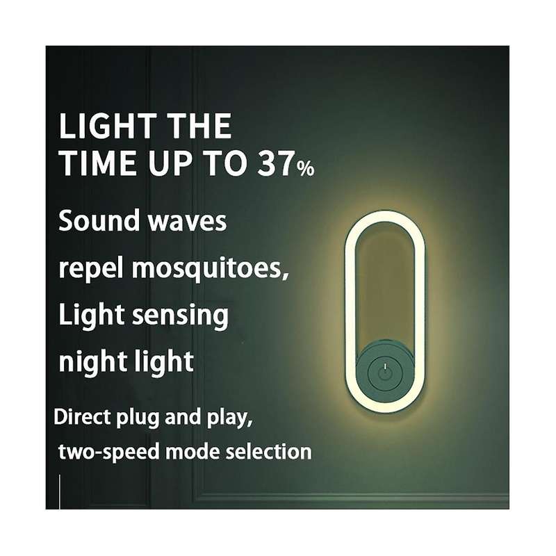 2pcs Electronic Mosquito Repellent Ultrasonic Insect Repellent Mouse Spider Cockroach Portable Us P