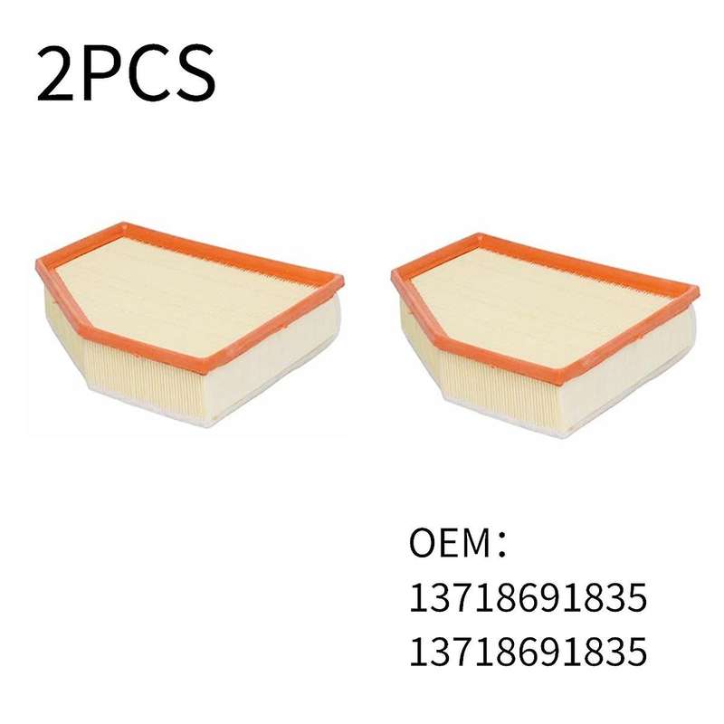 2pcs Engine Air Filter for G30 530e 530i 530i Xdrive G15 840i G01 X3 X4 X6 Part Number:13718691835