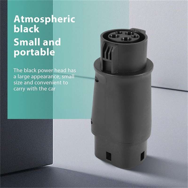 2pcs Evse Ev Adaptor 32a J1772 Type 1 to Type 2 Plug Ev Adapter, Electric Cars Vehicle Charger Char