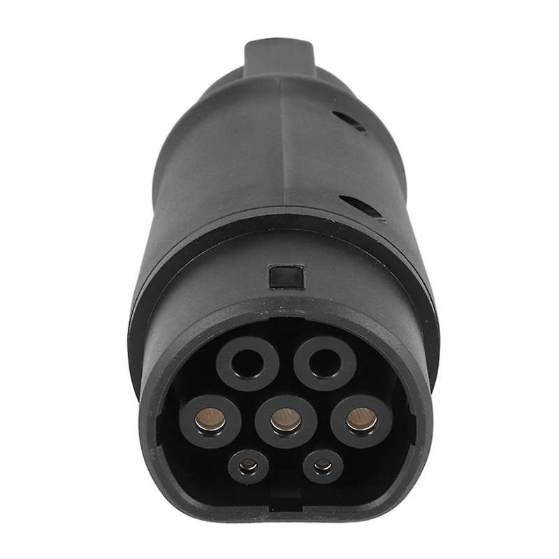 2pcs Evse Ev Adaptor 32a J1772 Type 1 to Type 2 Plug Ev Adapter, Electric Cars Vehicle Charger Char