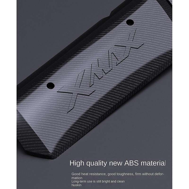 2Pcs Exhaust Pipe Decorative Cover Carbon Fiber Motorcycle Accessories for X-MAX XMAX 250 300 400 X