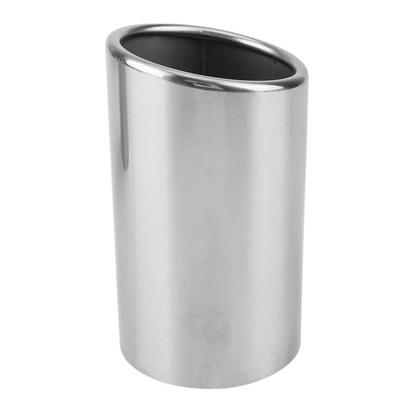 2Pcs Exhaust Tip for S60 Xc60 2011-2013 Muffler Pipe Tail Pipe End Finisher Chrome Trim Stainless St