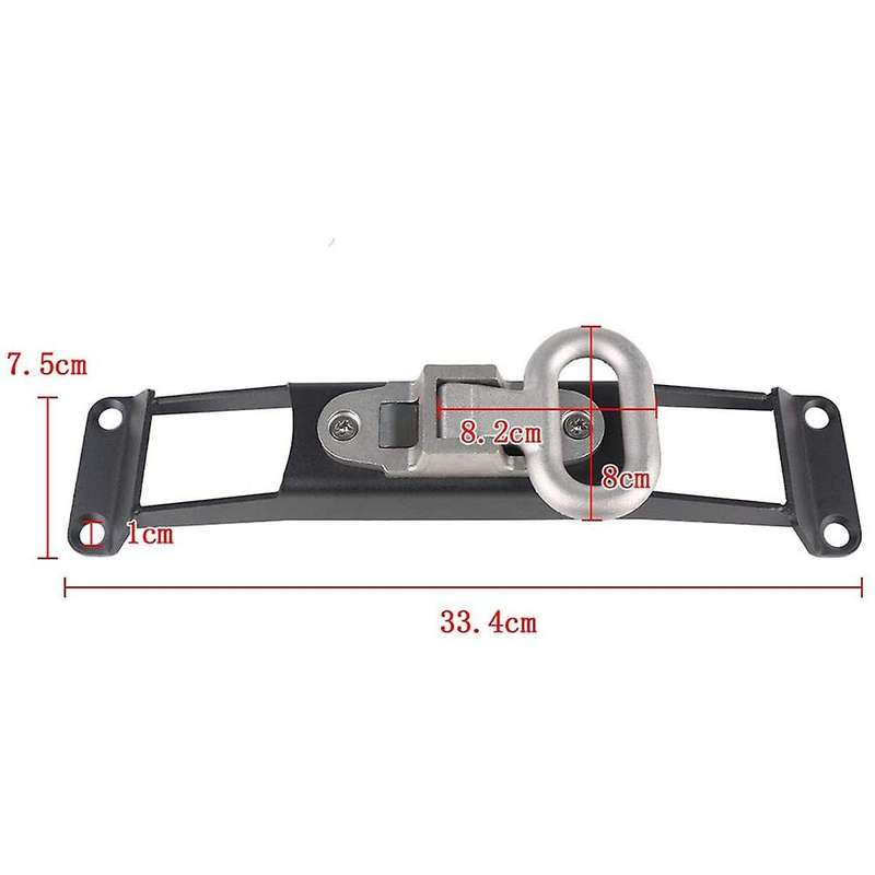 2Pcs Exterior Door Hinge Step Metal Folding Foot Pegs to Rooftop Rest Pedal for Wrangler JL JLU 2018