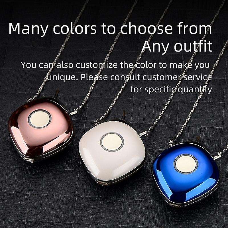 2PCS Fashion Personal Wearable Air Purifier Necklace Mini Portable Air Freshener Ionizer Negative Io