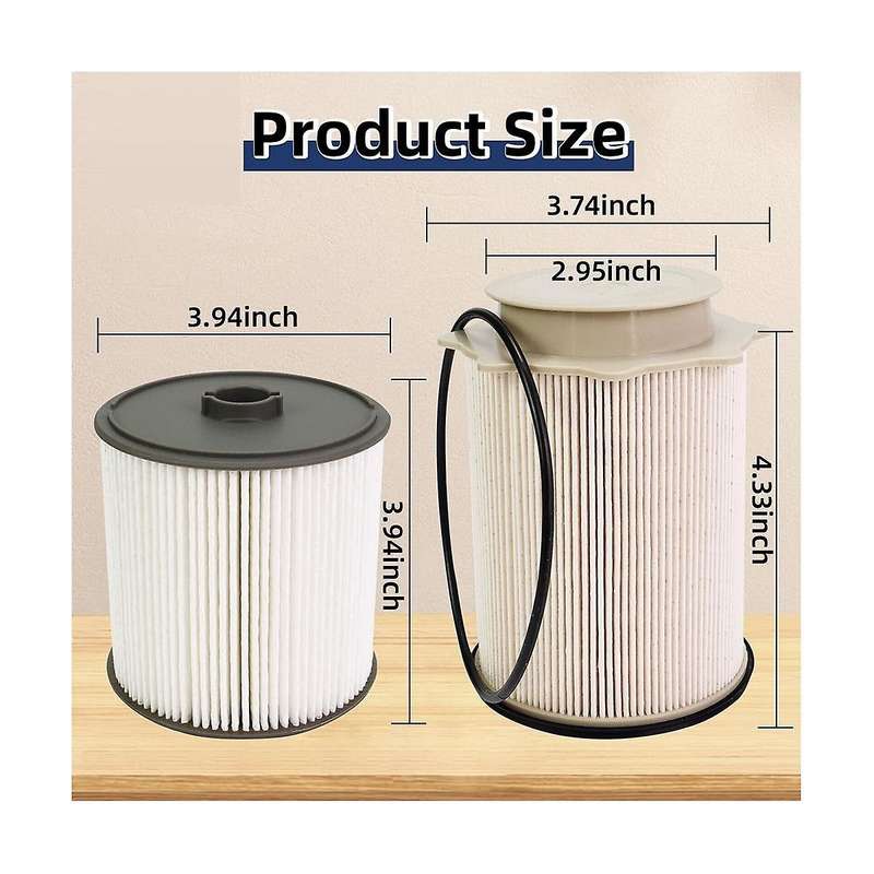 2pcs Fits for 2019-2021 Ram 2500 3500 4500 6.7l Fuel Filter Kit 68436631aa 68157291aa