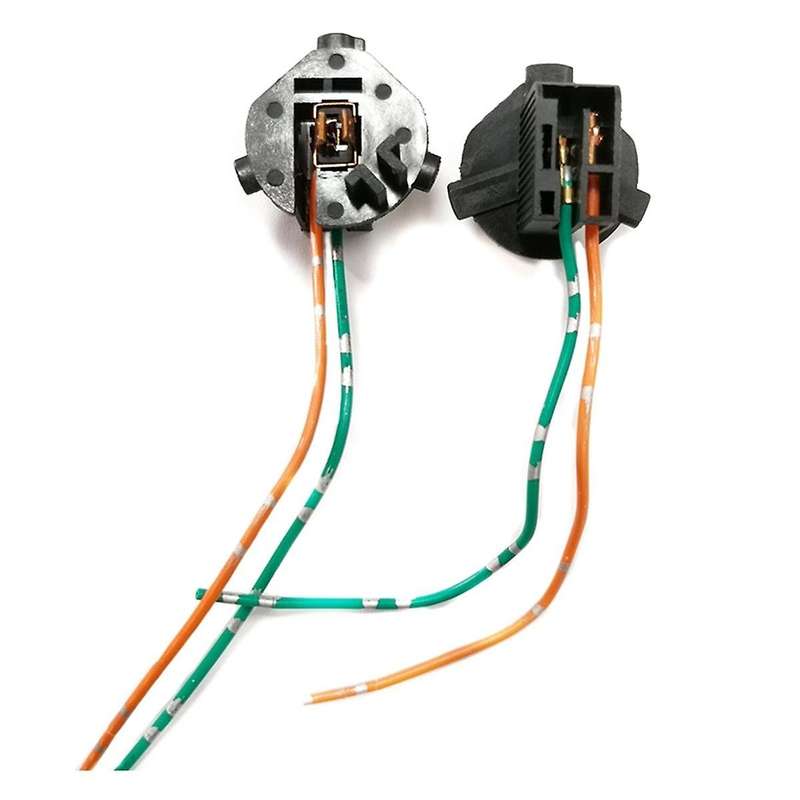 2Pcs Fog Lamp Halogen Lamp Holder Low Beam Head Light Base for K7 H1