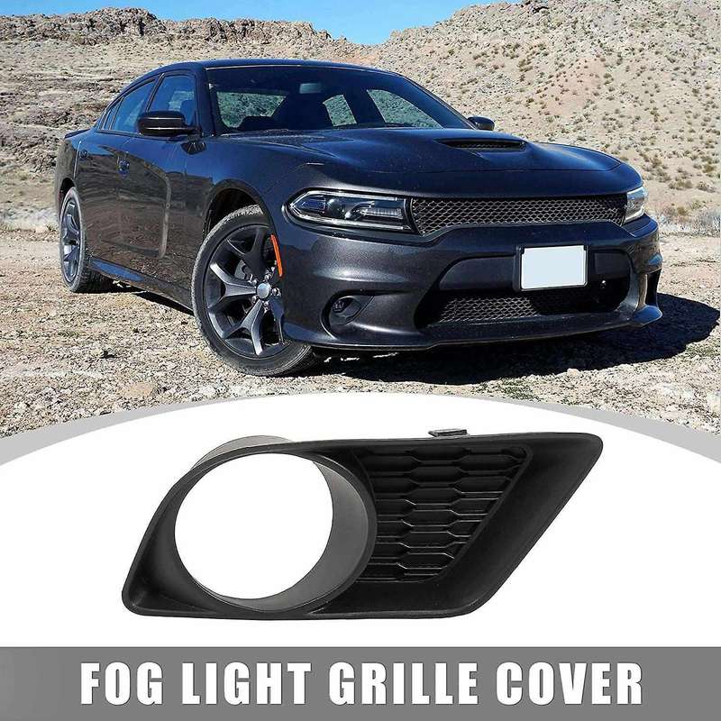 2PCS Fog Light Lamp Cover Replacement for 2011-2014 Charger Left CH1038133 68092573AA Right 68092572