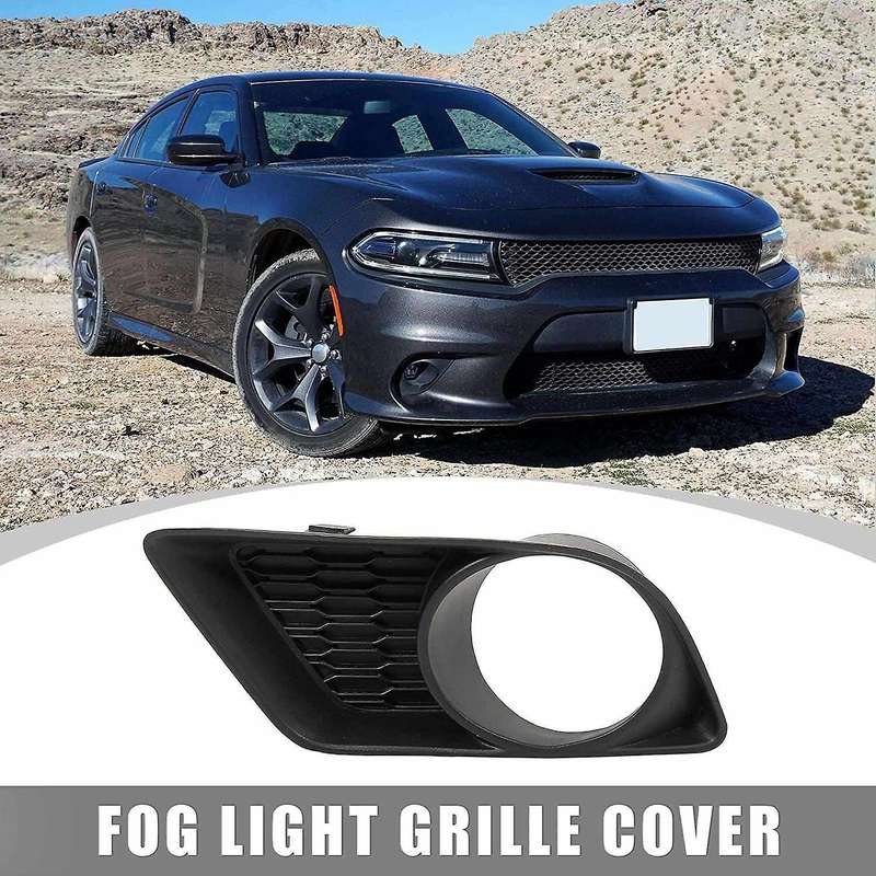 2PCS Fog Light Lamp Cover Replacement for 2011-2014 Charger Left CH1038133 68092573AA Right 68092572