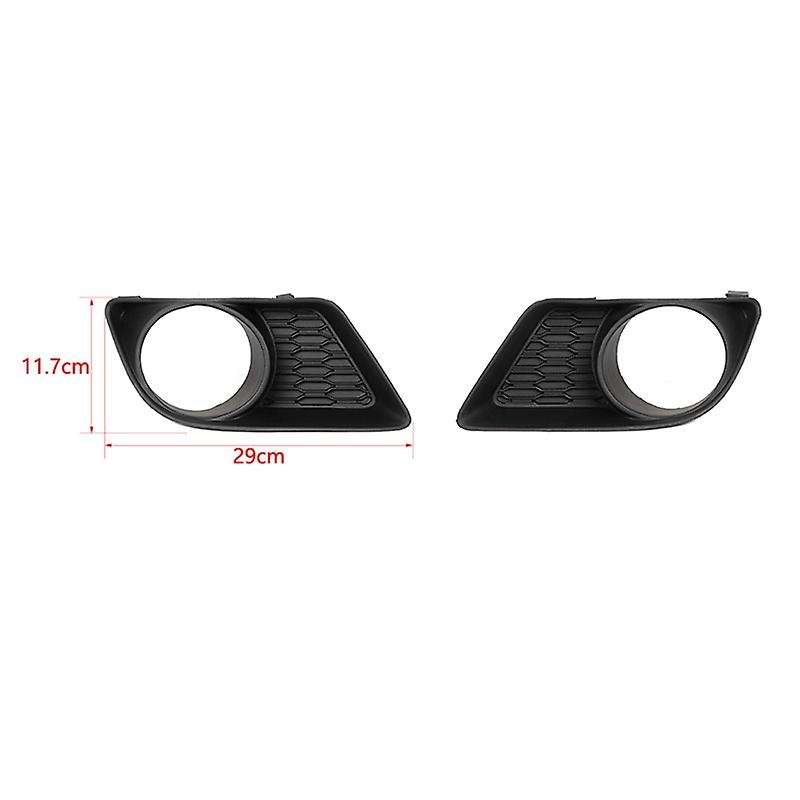 2PCS Fog Light Lamp Cover Replacement for 2011-2014 Charger Left CH1038133 68092573AA Right 68092572