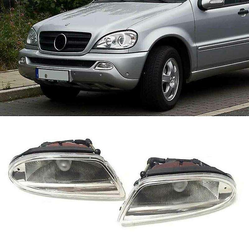 2pcs Fog Light Driving Lamp for W163 Ml320 Ml350 Ml430 Ml500 Ml55 Su 1638200328 1638200428