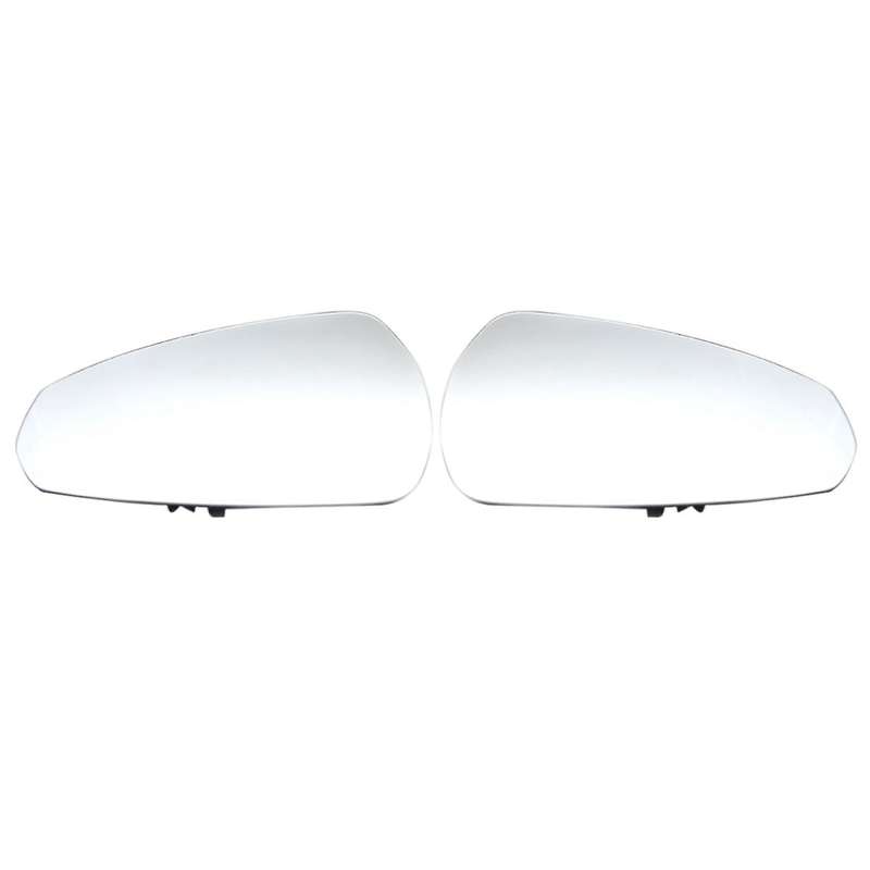 2Pcs for - A3 S3 2014-2020 Wing Door Mirror Glass Heated 8V0857535D 8V0857536D