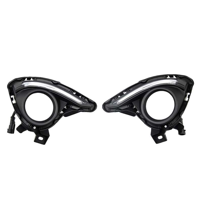 2Pcs for 2 LED Daytime Running Light 2 Modified Daytime Running Light Fog Light