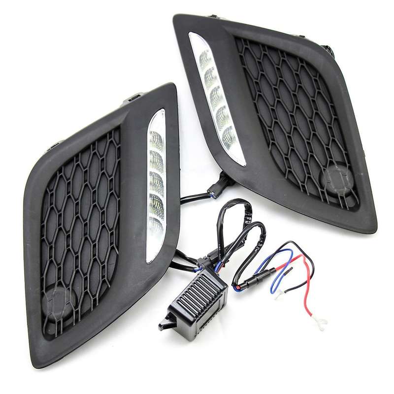 2Pcs for 09 to 13 XC60 Special LED Day Time Running Light