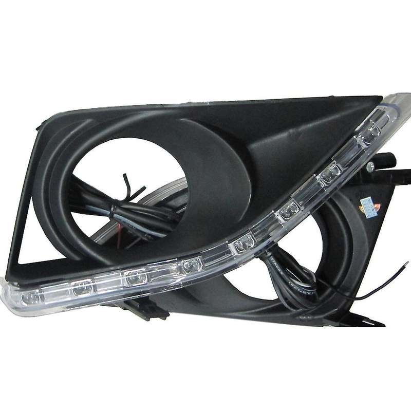 2Pcs for 2007-2009 Daytime Running Light Modified Fog Light LED Daytime Running Light