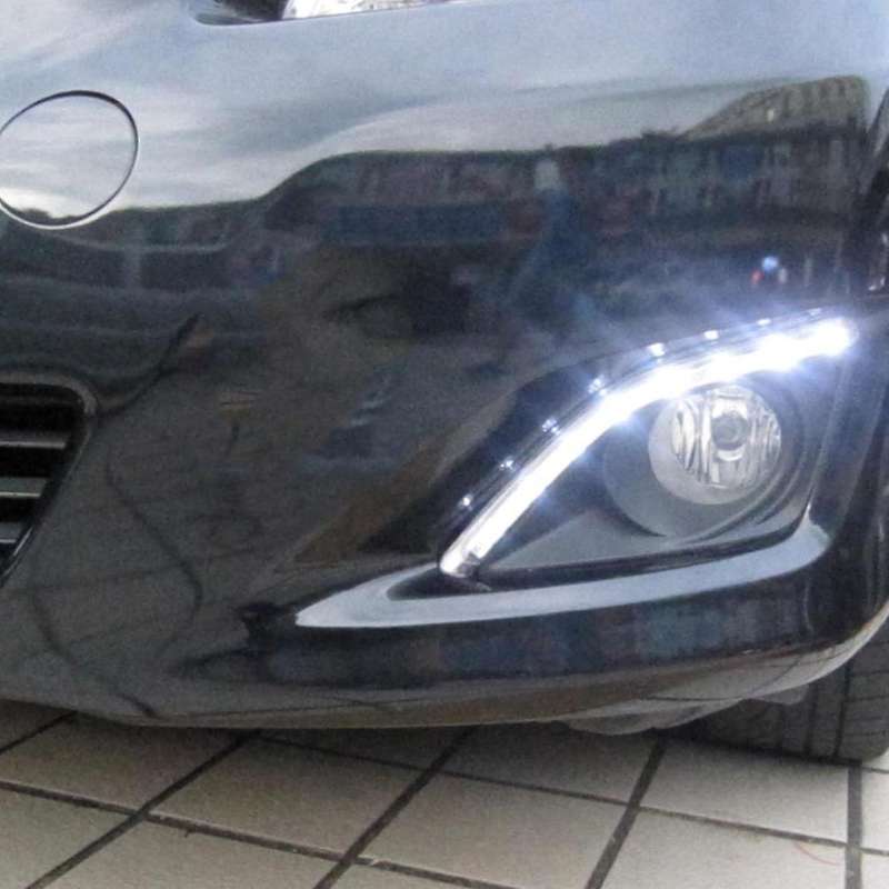 2Pcs for 2007-2009 Daytime Running Light Modified Fog Light LED Daytime Running Light