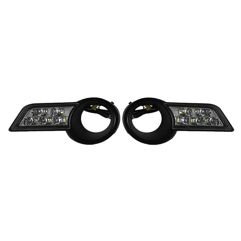 2Pcs for 2009-2011 Daytime Running Light Modified LED Daytime Running Light Front Fog Lamp Frame