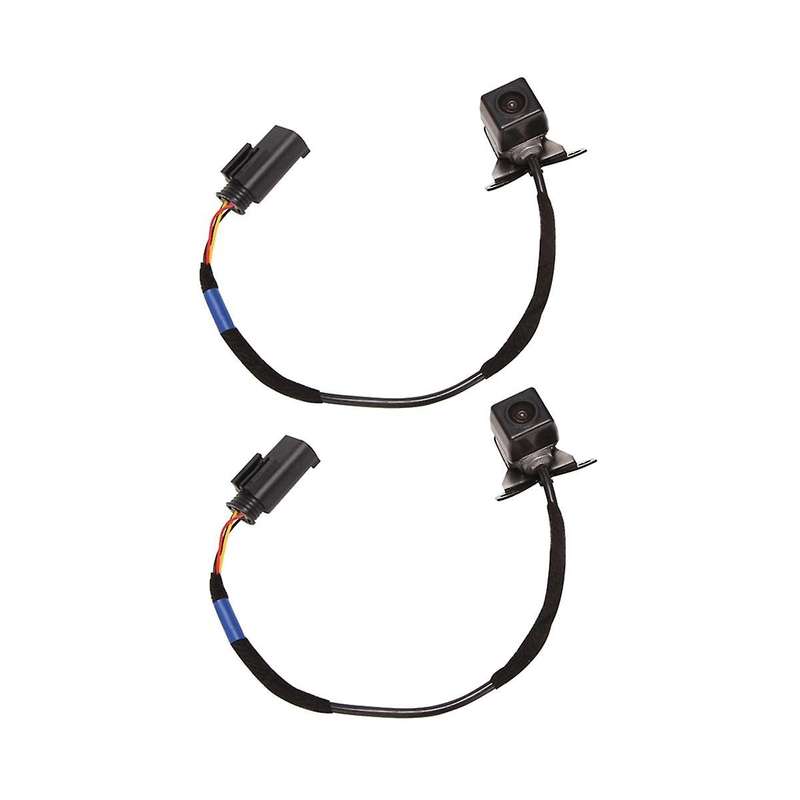 2pcs for 2011-2016 Car Rear View Camera Reverse Camera Backup Parking Assist Camera 95750-3w100